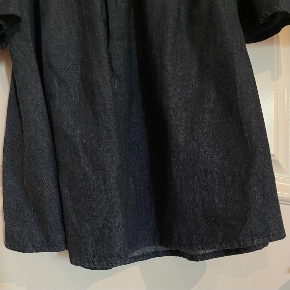 Lilya Denim Off the Shoulder Top (Small) - Picture 2 of 10
